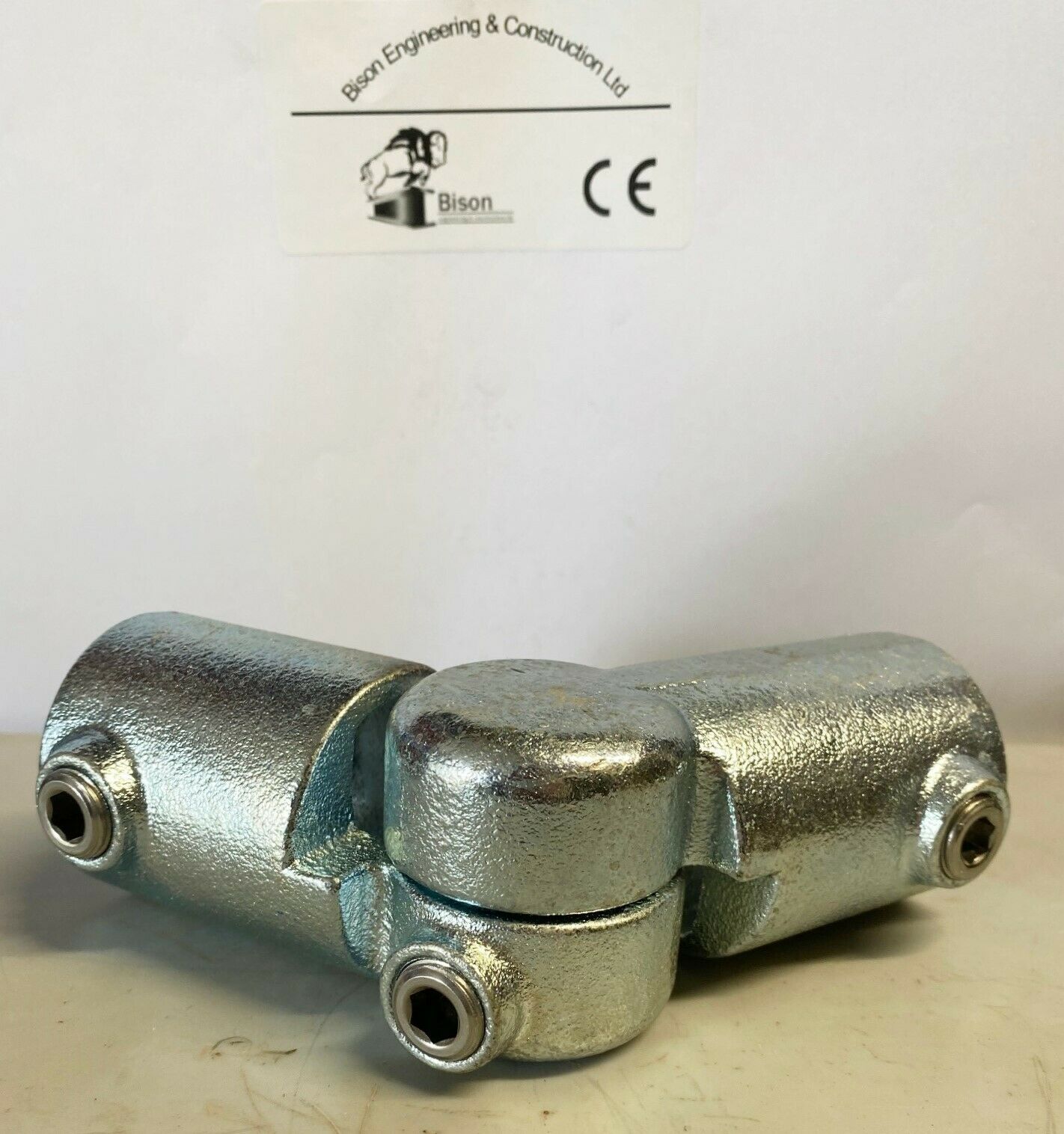 Interclamp Adjustable Knuckle 33.7mm Tube Diameter Bison Supplies